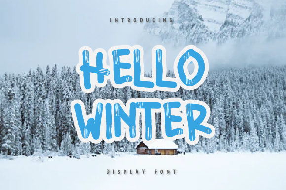 Bring Your Winter Projects to Life with Hello Winter Font