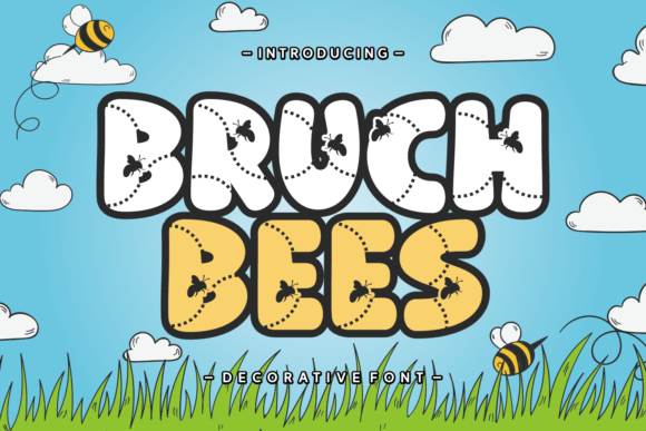 Brunch Bees Font: A Whimsical Typeface for Sweet Designs