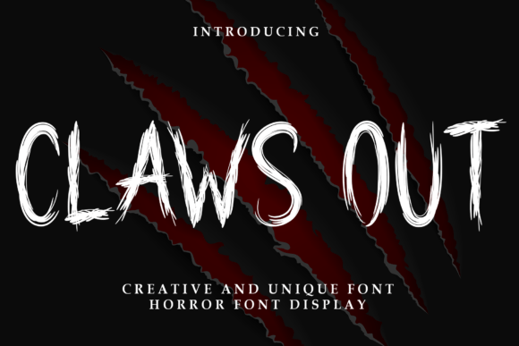 Claws Out Font: A Playful Roar for Your Creative Projects