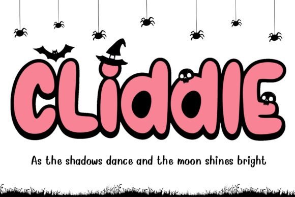 Cliddle Font: A Spooky and Sweet Display Typeface