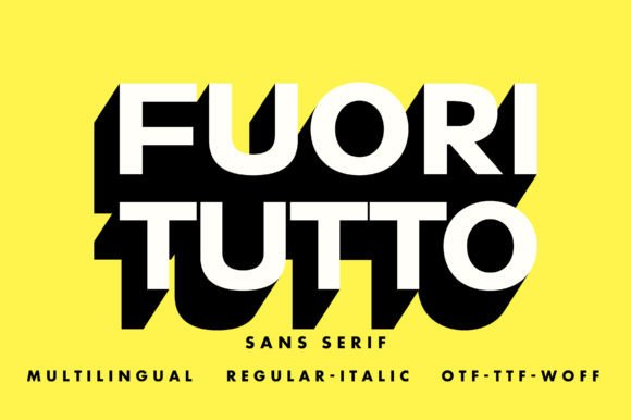 Discover Fuori Tutto Font: Modern Typography for Clear Design