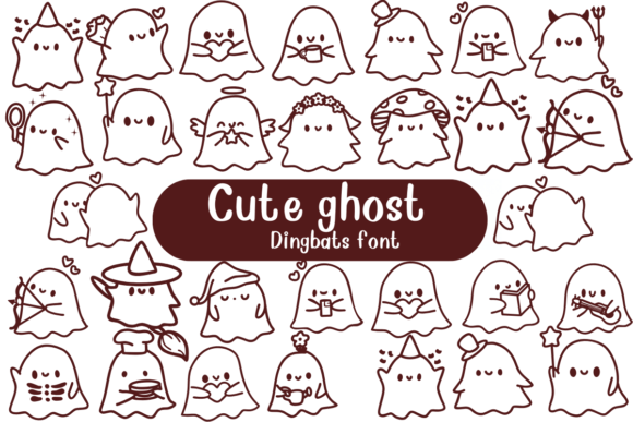 Give Your Designs a Spooky-Cute Vibe with Cute Ghost Font