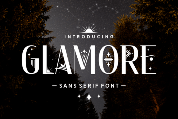 Glamore Font: Where Elegant Sans Serif Meets Artistic Flair