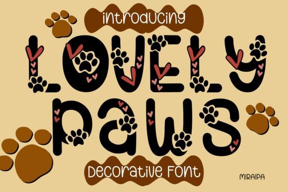 Lovely Paws Font: A Sweet Handwritten Touch for Creative Projects