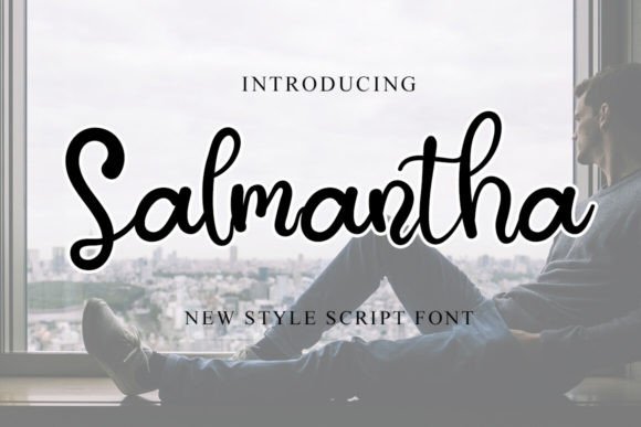 Salmantha Font: A Friendly Handwritten Typeface for Your Projects