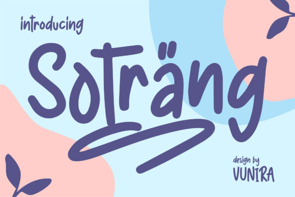 Sotrang Font: A Playful Script for Modern Design