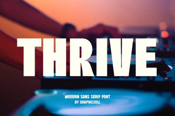 Thrive Font: Mastering Minimalist Elegance in Design