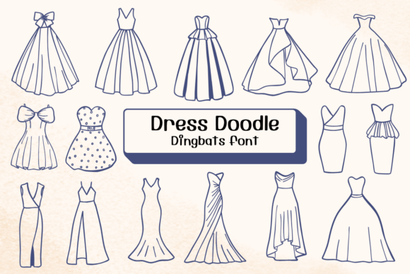 Unlocking Creative Style: A Designer's Take on Dress Doodle Font